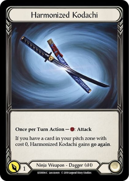 Harmonized Kodachi (Reverse), Hero Deck: Katsu KSU004