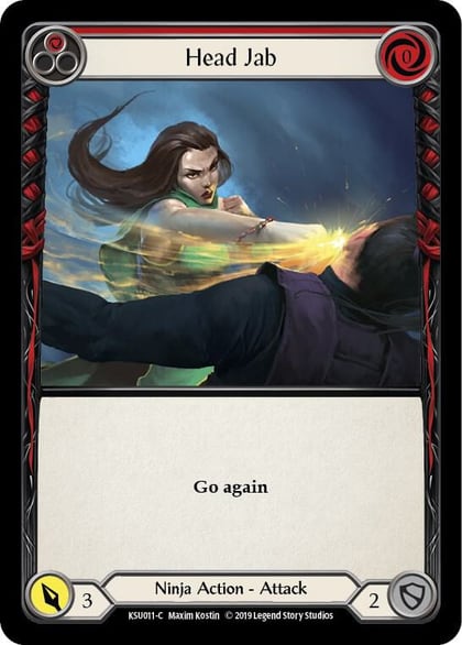Head Jab (Red), Hero Deck: Katsu KSU011