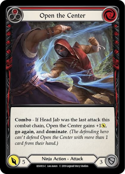 Open the Center (Red), Hero Deck: Katsu KSU013
