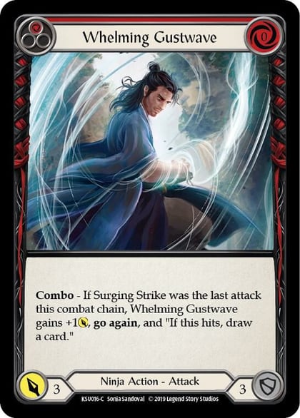 Whelming Gustwave (Red), Hero Deck: Katsu KSU016