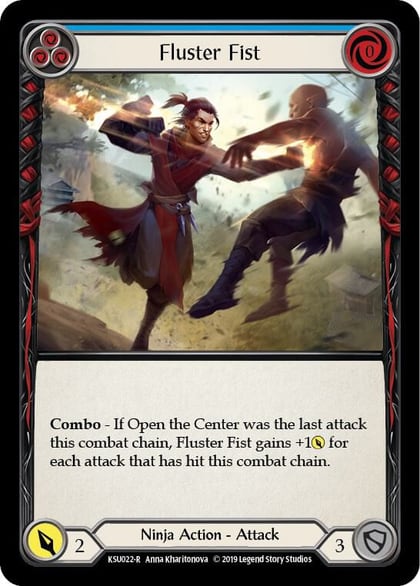 Fluster Fist (Blue), Hero Deck: Katsu KSU022