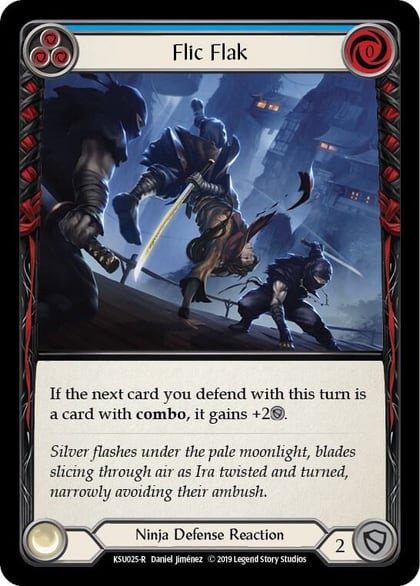 Flic Flak (Blue), Hero Deck: Katsu KSU025