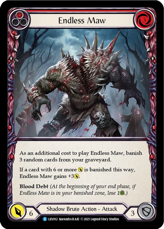 Endless Maw (Red), Blitz Deck: Monarch - Levia LEV012