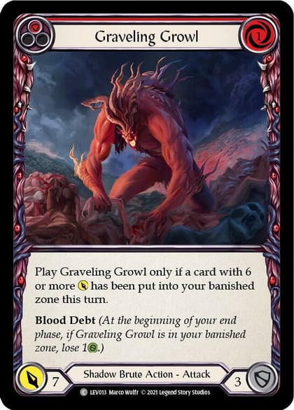 Graveling Growl (Red), Blitz Deck: Monarch - Levia LEV013