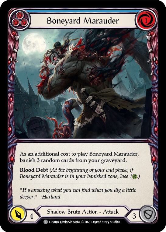 Boneyard Marauder (Blue), Blitz Deck: Monarch - Levia LEV018
