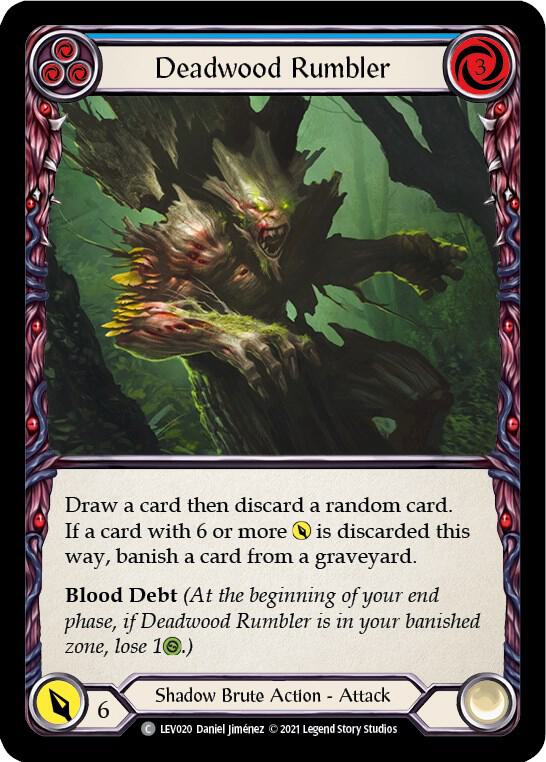 Deadwood Rumbler (Blue), Blitz Deck: Monarch - Levia LEV020