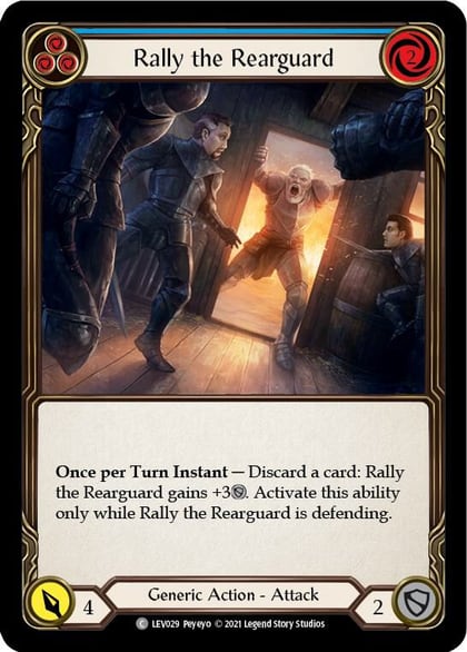 Rally the Rearguard (Blue), Blitz Deck: Monarch - Levia LEV029
