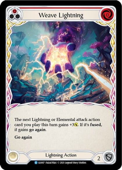 Weave Lightning (Red), Blitz Deck: Tales of Aria - Lexi LXI017
