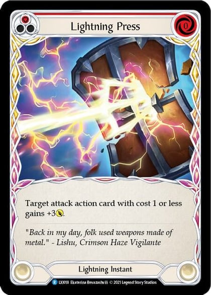 Lightning Press (Red), Blitz Deck: Tales of Aria - Lexi LXI018