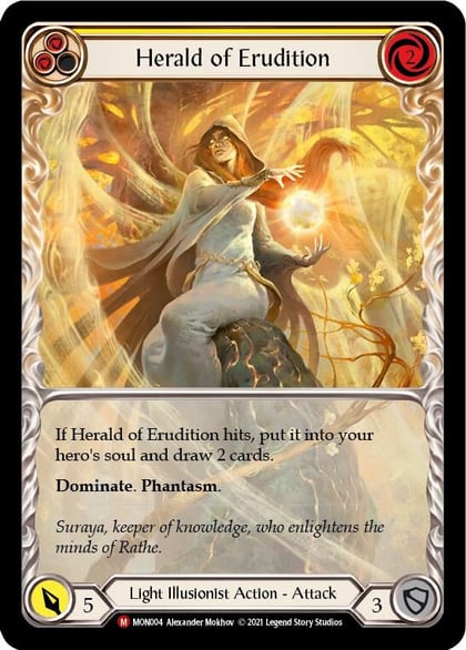 Herald of Erudition (Extended Art), Monarch MON004