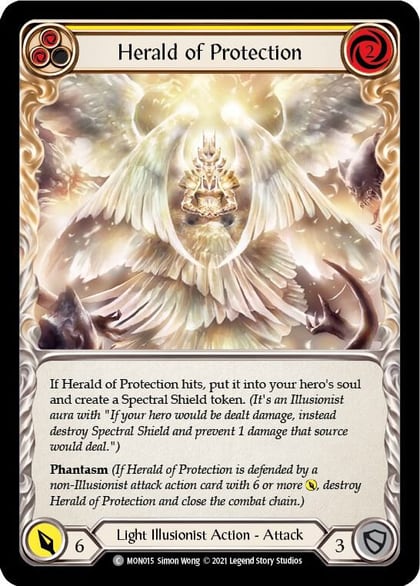 Herald of Protection (Yellow), Monarch MON015