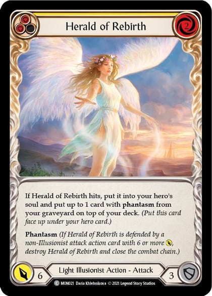 Herald of Rebirth (Yellow), Monarch MON021