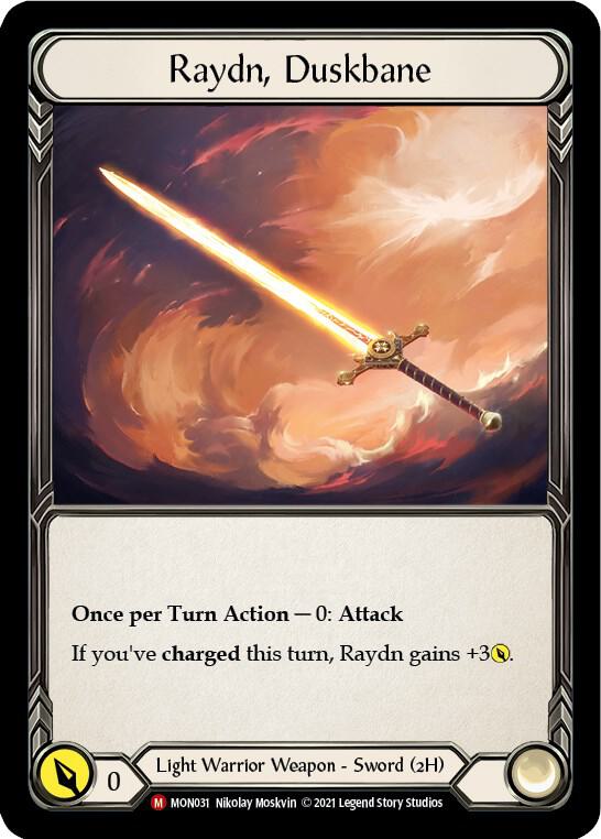 Raydn, Duskbane, Monarch MON031