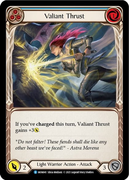 Valiant Thrust (Blue), Monarch MON041