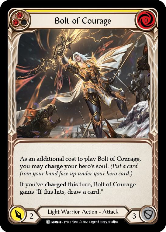 Bolt of Courage (Yellow), Monarch MON043