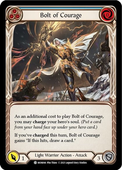Bolt of Courage (Blue), Monarch MON044