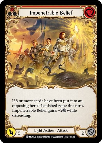 Impenetrable Belief (Red), Monarch MON075