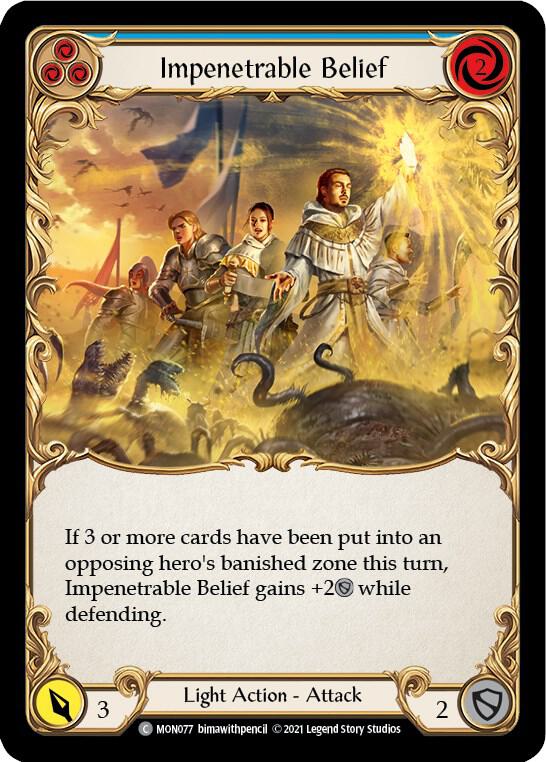 Impenetrable Belief (Blue), Monarch MON077