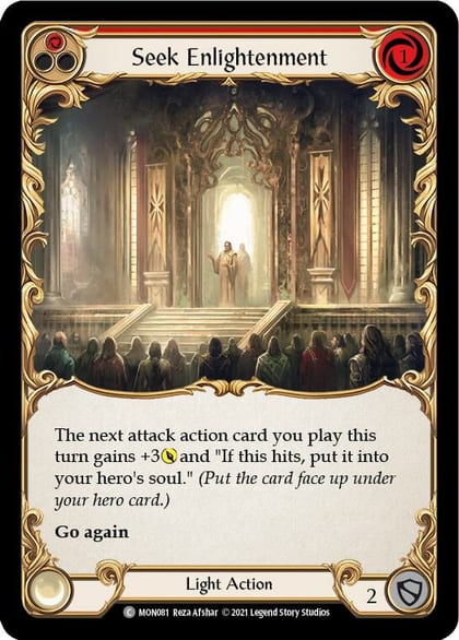 Seek Enlightenment (Red), Monarch MON081