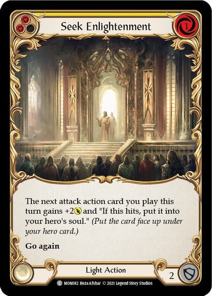 Seek Enlightenment (Yellow), Monarch MON082