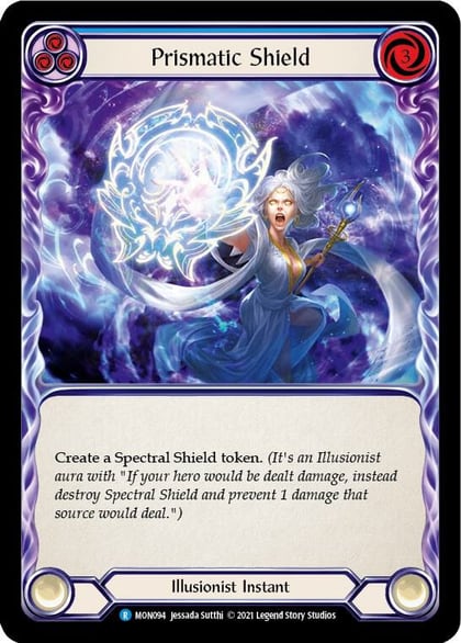 Prismatic Shield (Blue), Monarch MON094