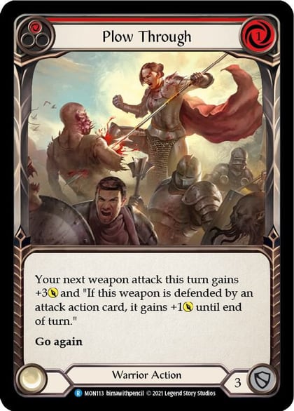 Plow Through (Red), Monarch MON113