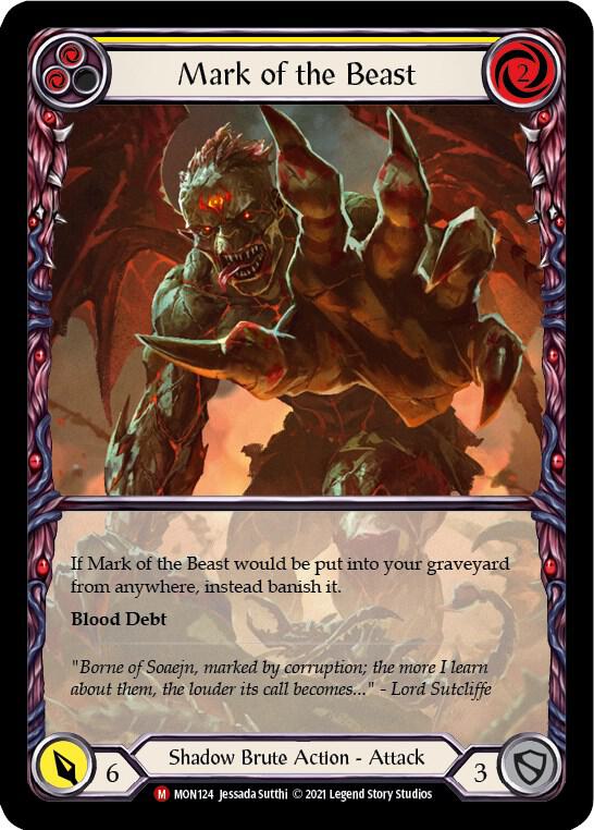 Mark of the Beast (Extended Art), Monarch MON124