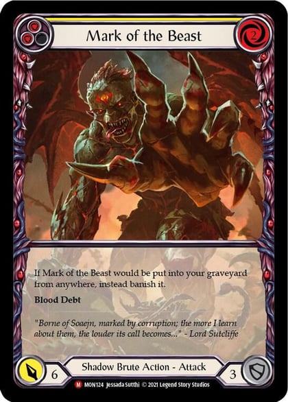Mark of the Beast (Extended Art), Monarch MON124