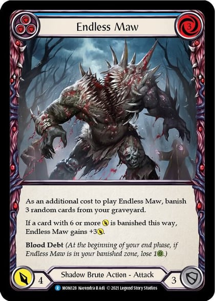 Endless Maw (Blue), Monarch MON128