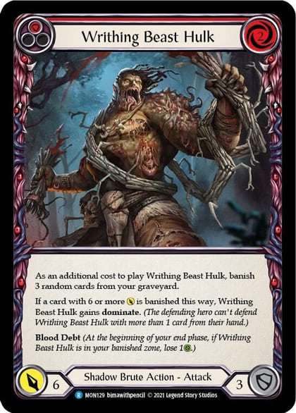 Writhing Beast Hulk (Red), Monarch MON129