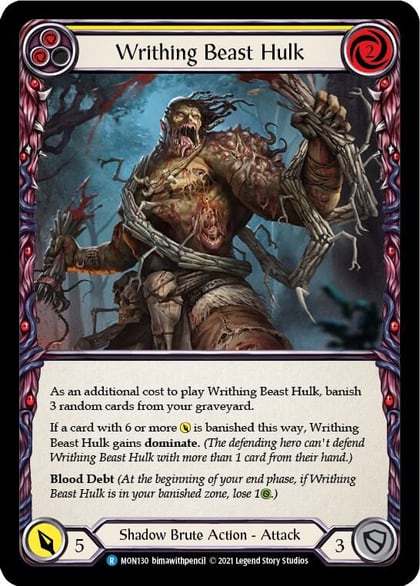 Writhing Beast Hulk (Yellow), Monarch MON130