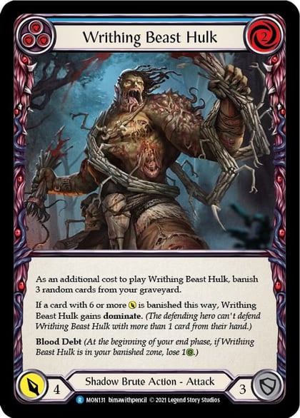 Writhing Beast Hulk (Blue), Monarch MON131