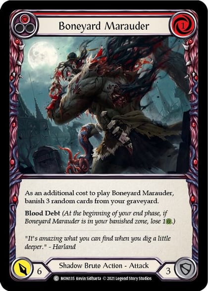 Boneyard Marauder (Red), Monarch MON135