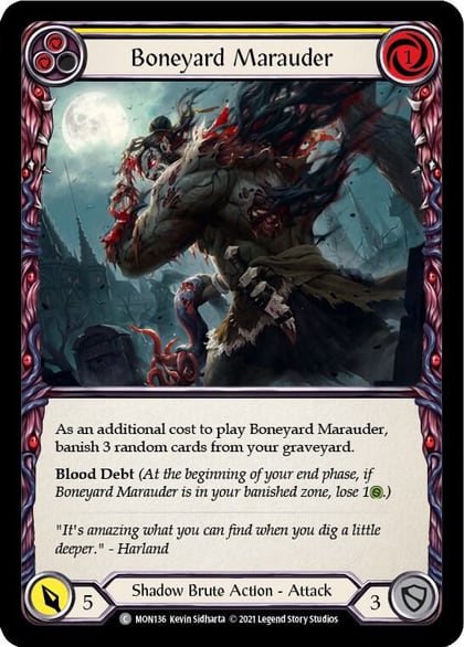 Boneyard Marauder (Yellow), Monarch MON136