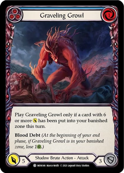 Graveling Growl (Blue), Monarch MON146