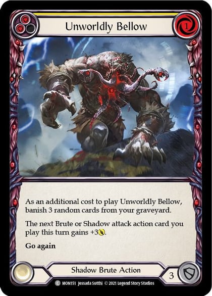 Unworldly Bellow (Yellow), Monarch MON151