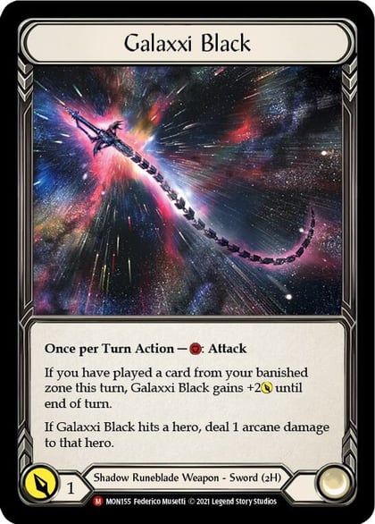 Galaxxi Black (Alternate Art), Monarch MON155