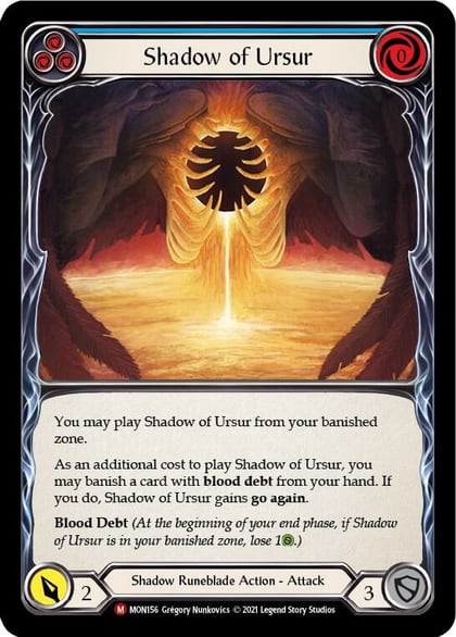 Shadow of Ursur, Monarch MON156