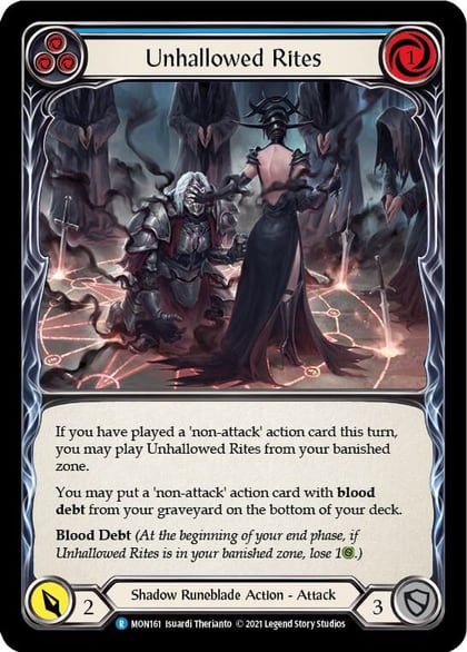 Unhallowed Rites (Blue), Monarch MON161