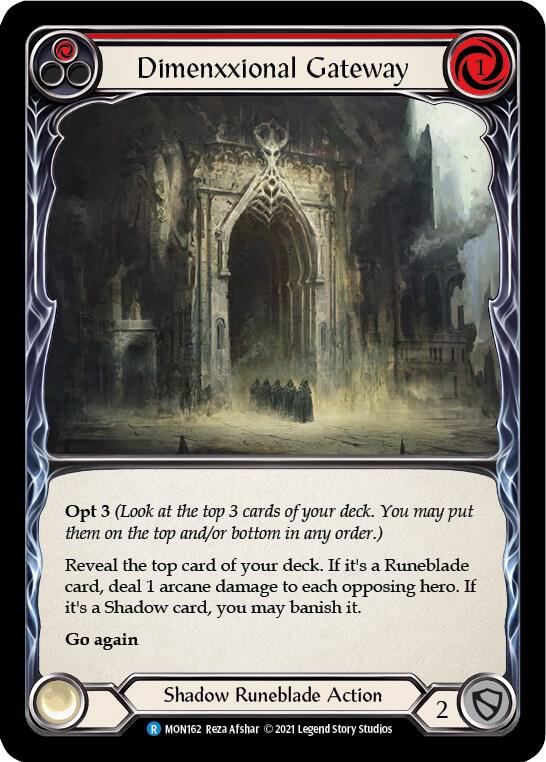 Dimenxxional Gateway (Red), Monarch MON162