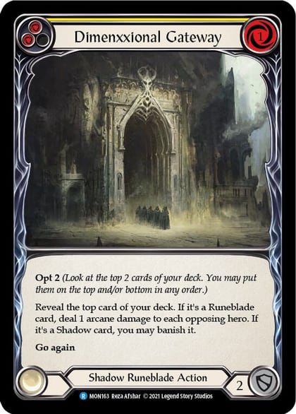 Dimenxxional Gateway (Yellow), Monarch MON163