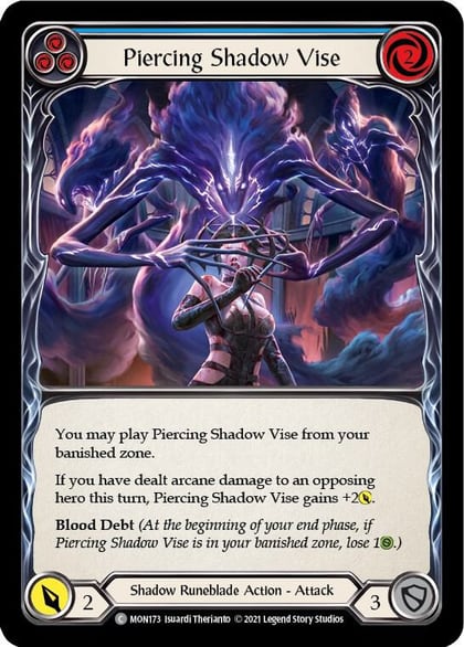 Piercing Shadow Vise (Blue), Monarch MON173