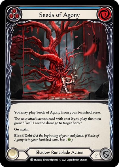 Seeds of Agony (Blue), Monarch MON185