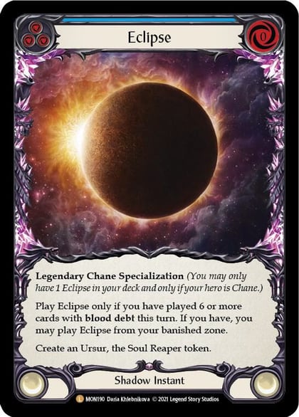 Eclipse, Monarch MON190
