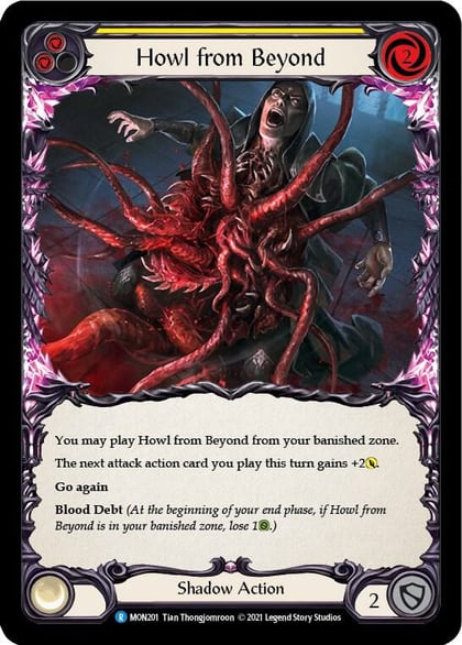 Howl from Beyond (Yellow), Monarch MON201