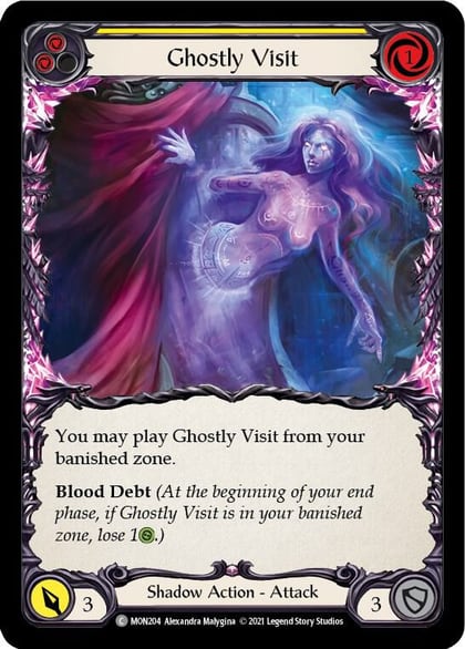 Ghostly Visit (Yellow), Monarch MON204