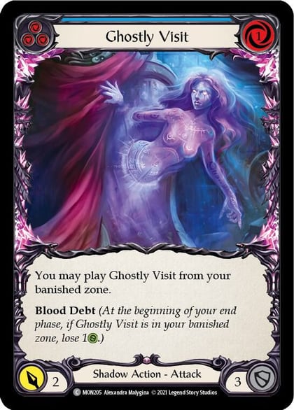 Ghostly Visit (Blue), Monarch MON205