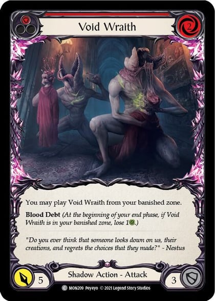 Void Wraith (Red), Monarch MON209