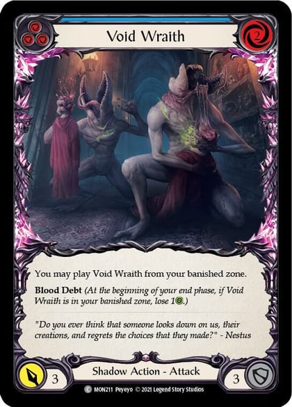 Void Wraith (Blue), Monarch MON211