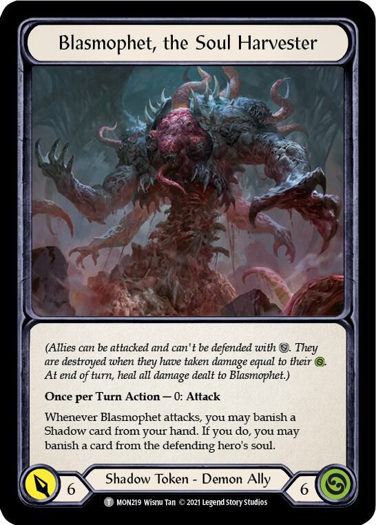 Blasmophet, the Soul Harvester // Ursur, the Soul Reaper, Monarch MON219 / MON220